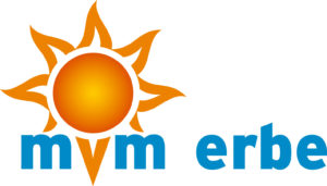 ERBE fekvő logo
