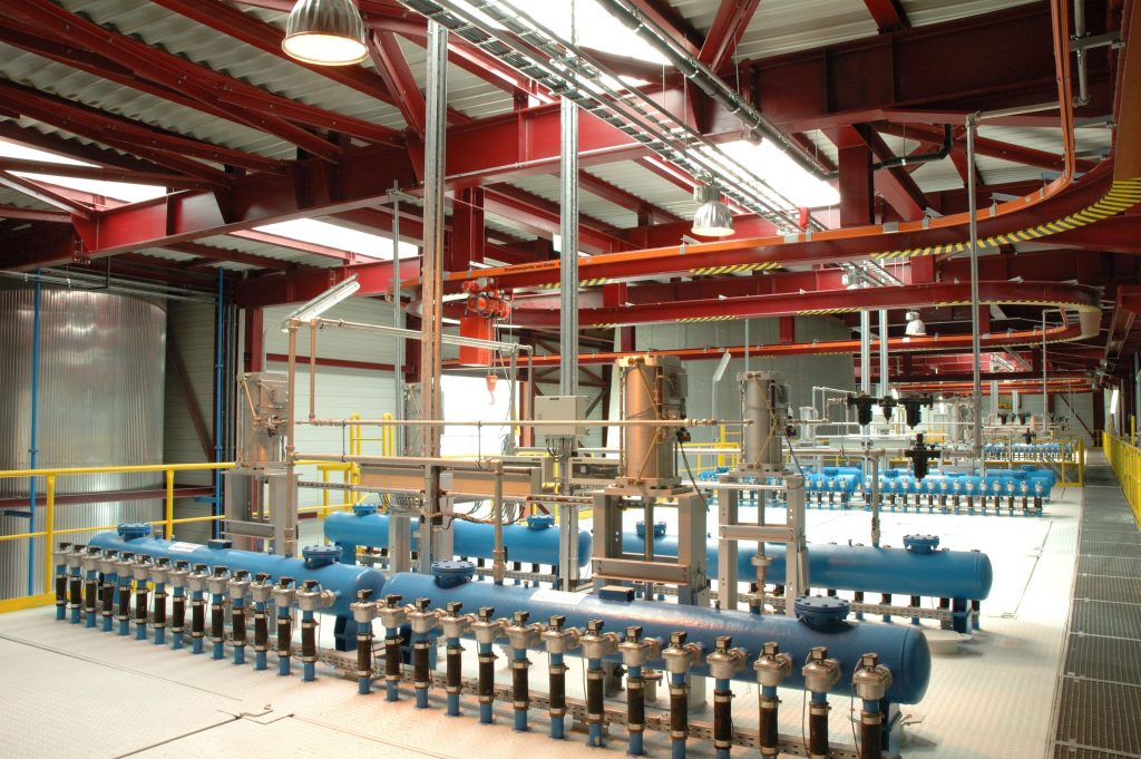   Bag-type filter of the Budapest Waste Incineration Plant